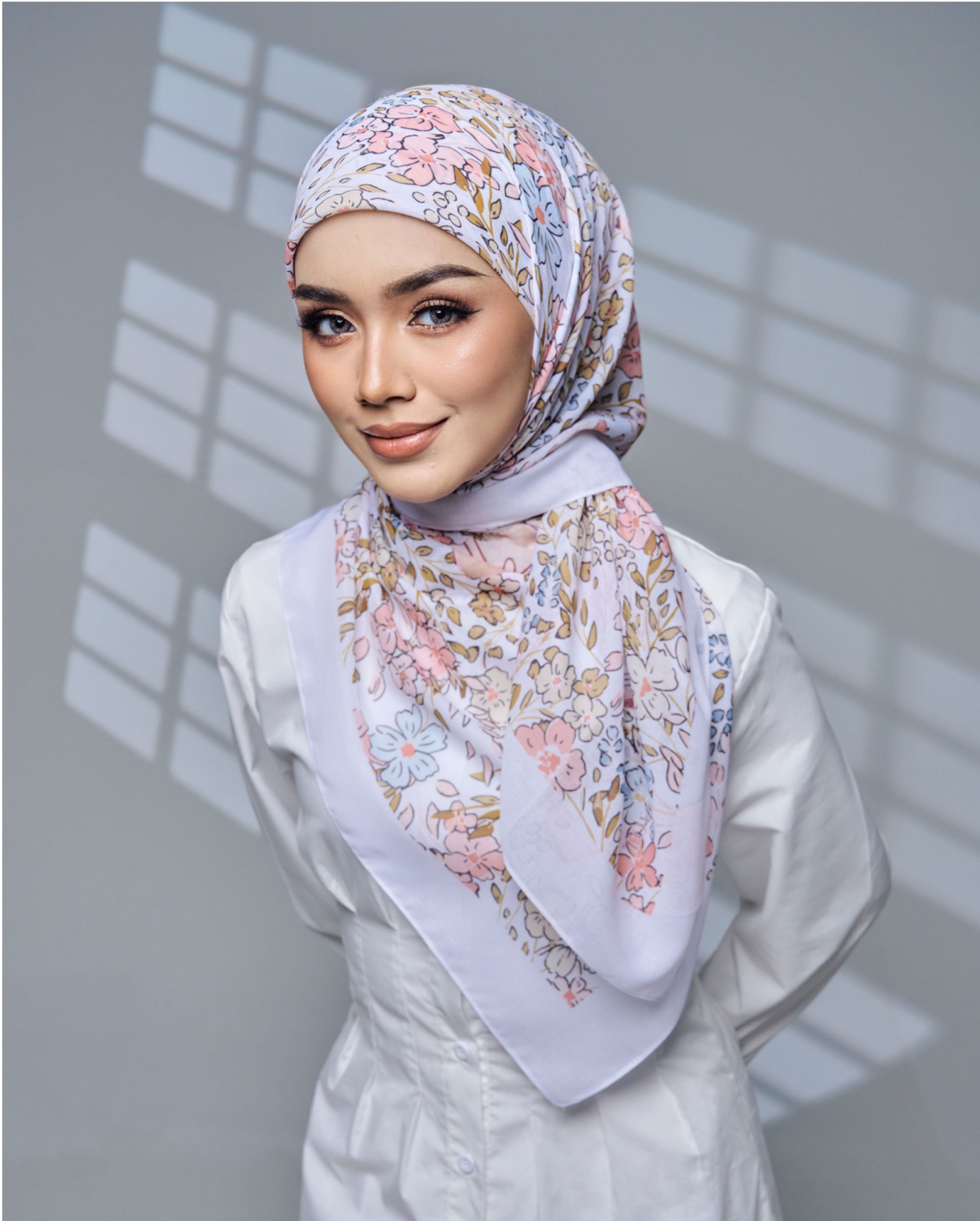 (TOVE SCARF) TUDUNG BAWAL PRINTED PREMIUM COTTON VOILE IRONLESS Hijab Square