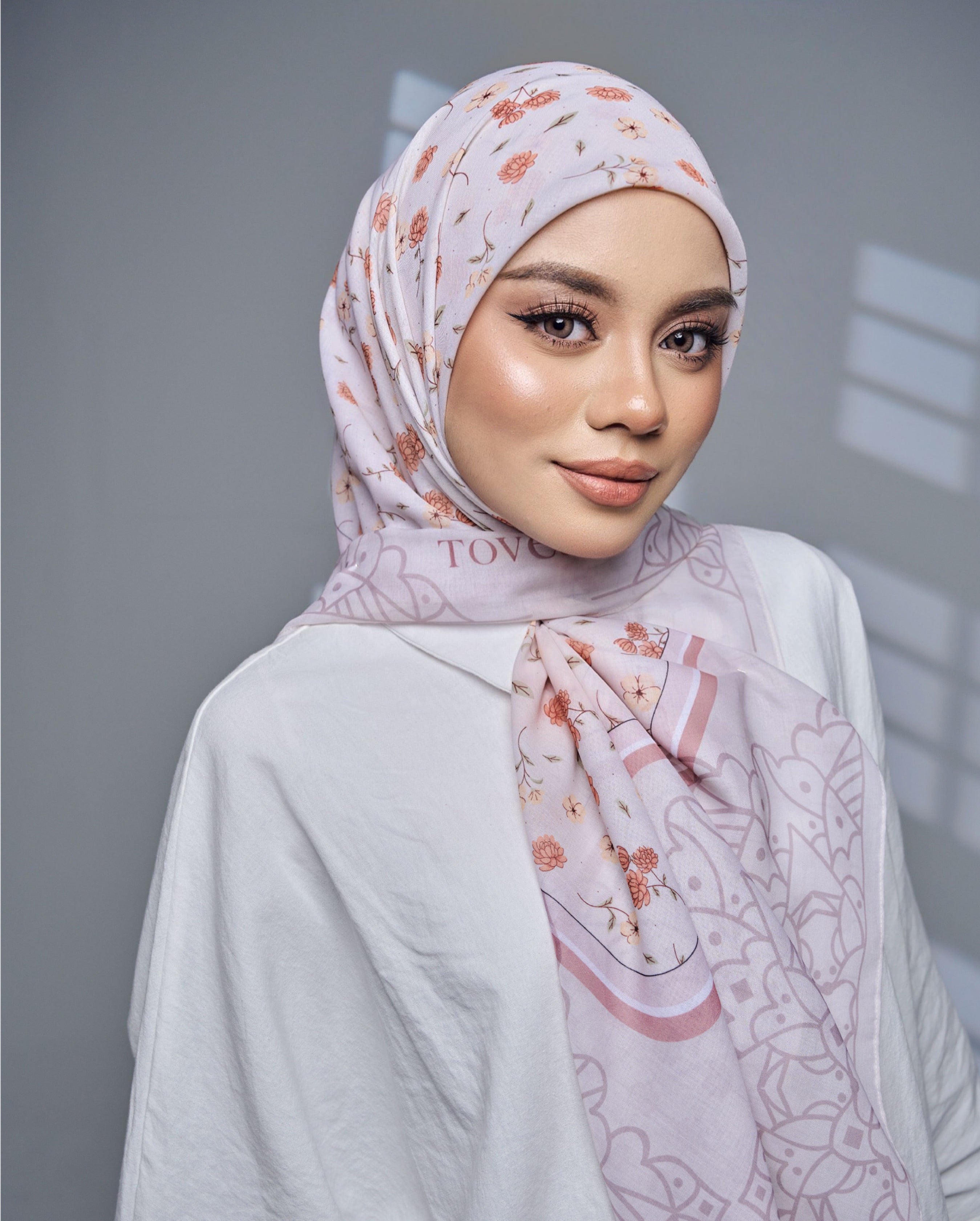 (TOVE SCARF) TUDUNG BAWAL PRINTED PREMIUM COTTON VOILE IRONLESS Hijab Square