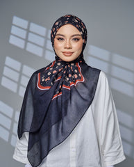 (TOVE SCARF) TUDUNG BAWAL PRINTED PREMIUM COTTON VOILE IRONLESS Hijab Square