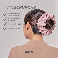 SCRUNCHY by TOVE ( Getah Rambut, Scrunchie Gebu )