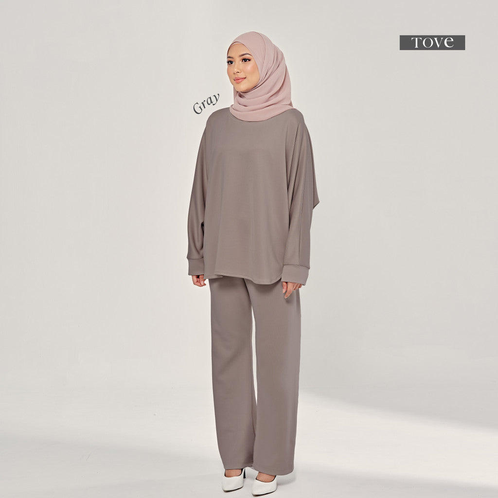 SET BAJU & SELUAR BATWING COMFY BY TOVE