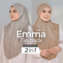 TUDUNG (2 in 1) EMMA TIE-BACK BY TOVESCARF