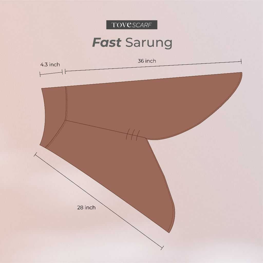 TUDUNG FAST SARUNG by TOVESCARF