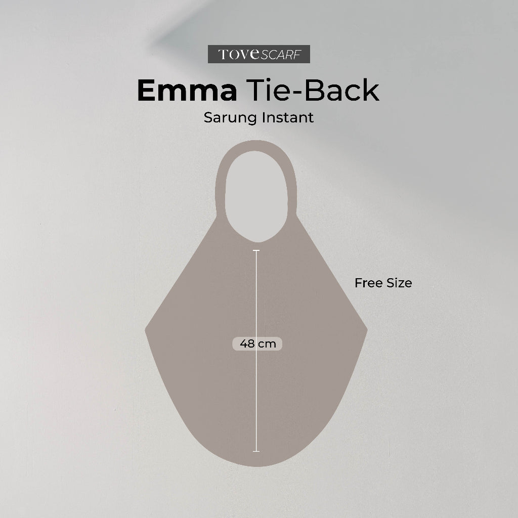 TUDUNG (2 in 1) EMMA TIE-BACK BY TOVESCARF