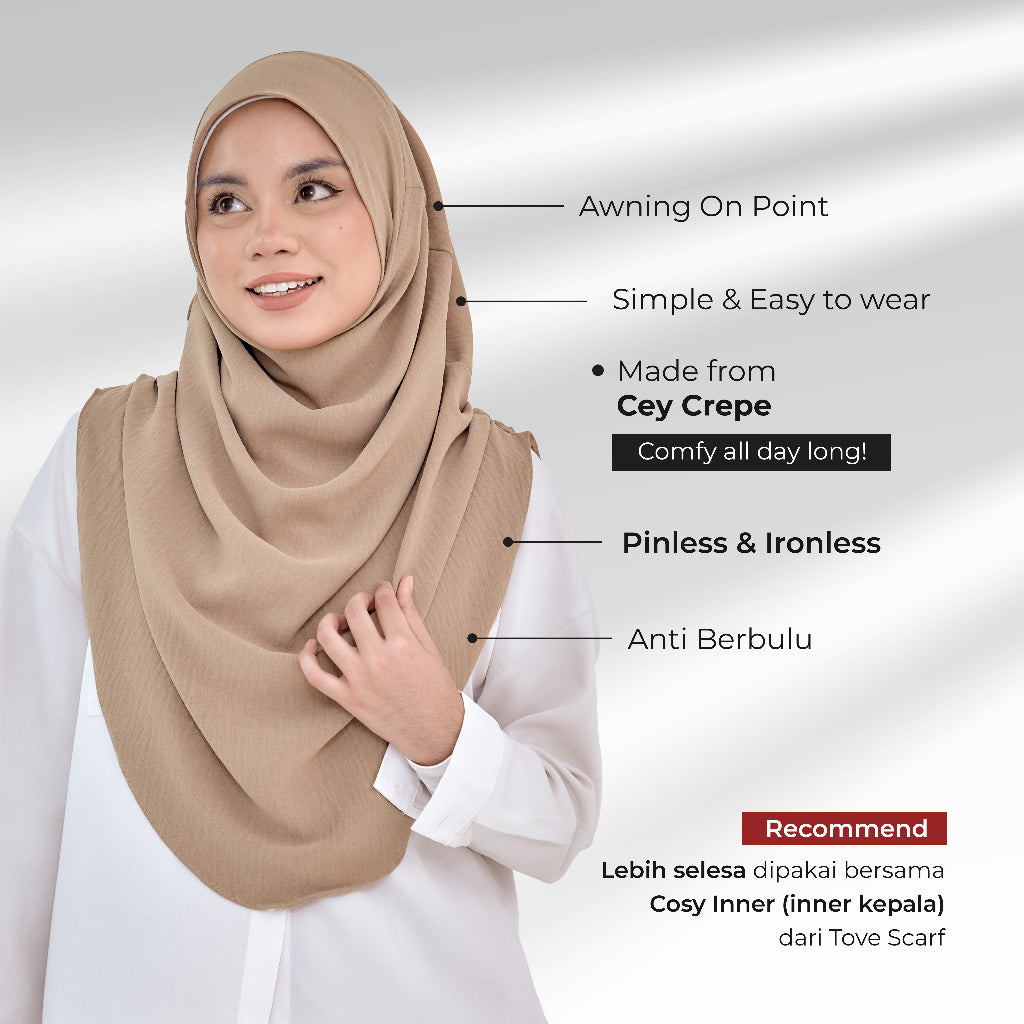 TUDUNG FAST SARUNG by TOVESCARF