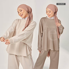 SET BAJU & SELUAR BATWING COMFY BY TOVE