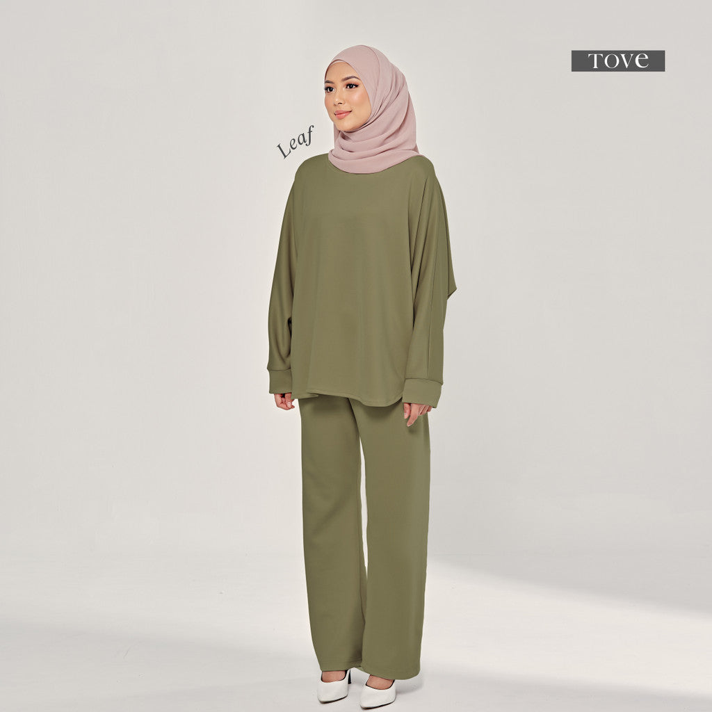 SET BAJU & SELUAR BATWING COMFY BY TOVE