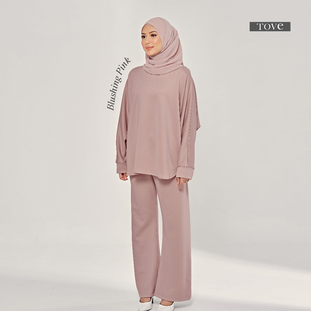 SET BAJU & SELUAR BATWING COMFY BY TOVE