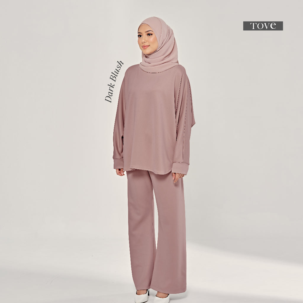 SET BAJU & SELUAR BATWING COMFY BY TOVE