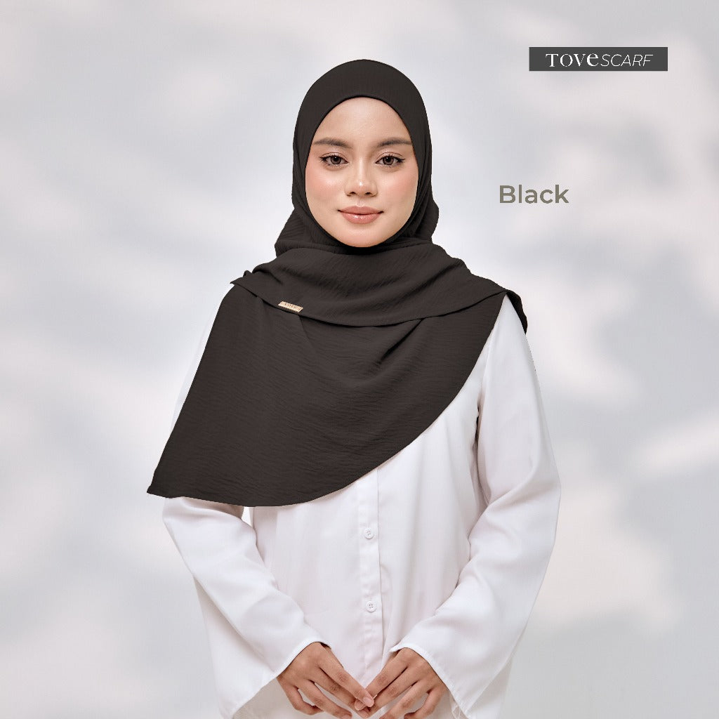 TUDUNG SARUNG  LUNA BAWAL INSTANT Cey Crepe by TOVE