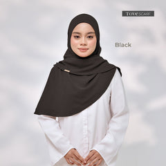 TUDUNG SARUNG  LUNA BAWAL INSTANT Cey Crepe by TOVE