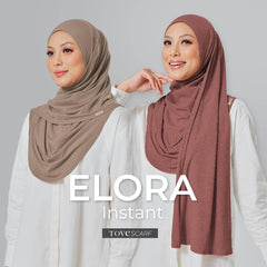 TUDUNG SARUNG ELORA INSTANT SHAWL by TOVESCARF