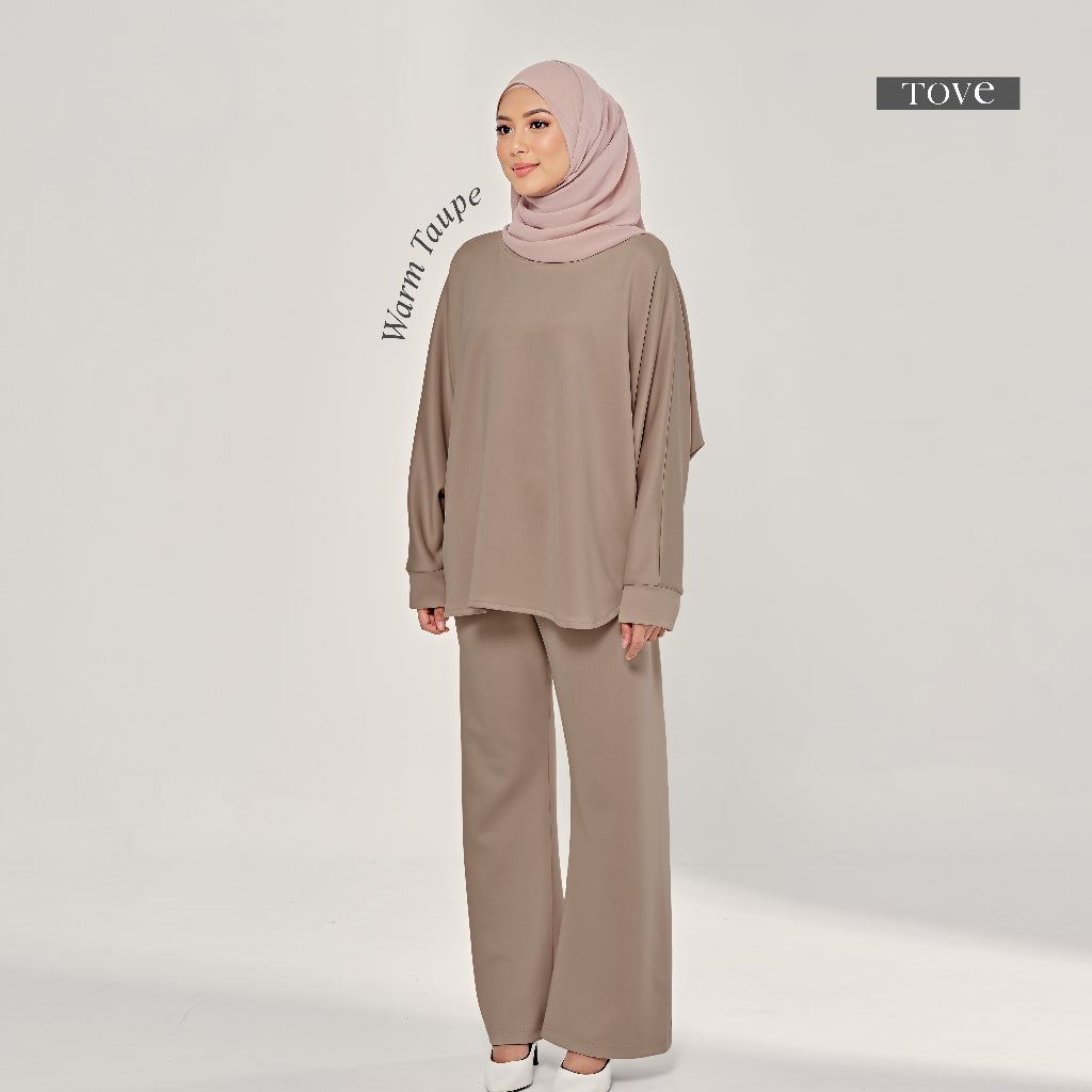 SET BAJU & SELUAR BATWING COMFY BY TOVE