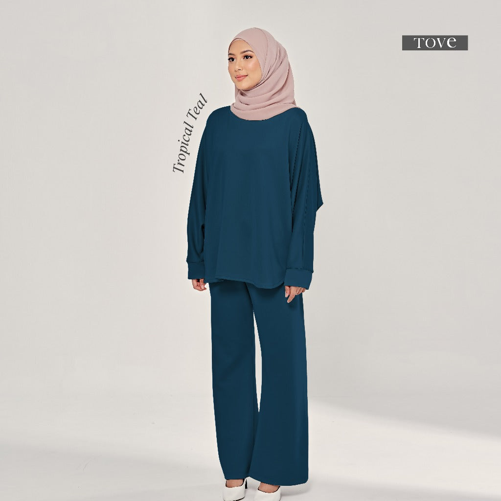 SET BAJU & SELUAR BATWING COMFY BY TOVE