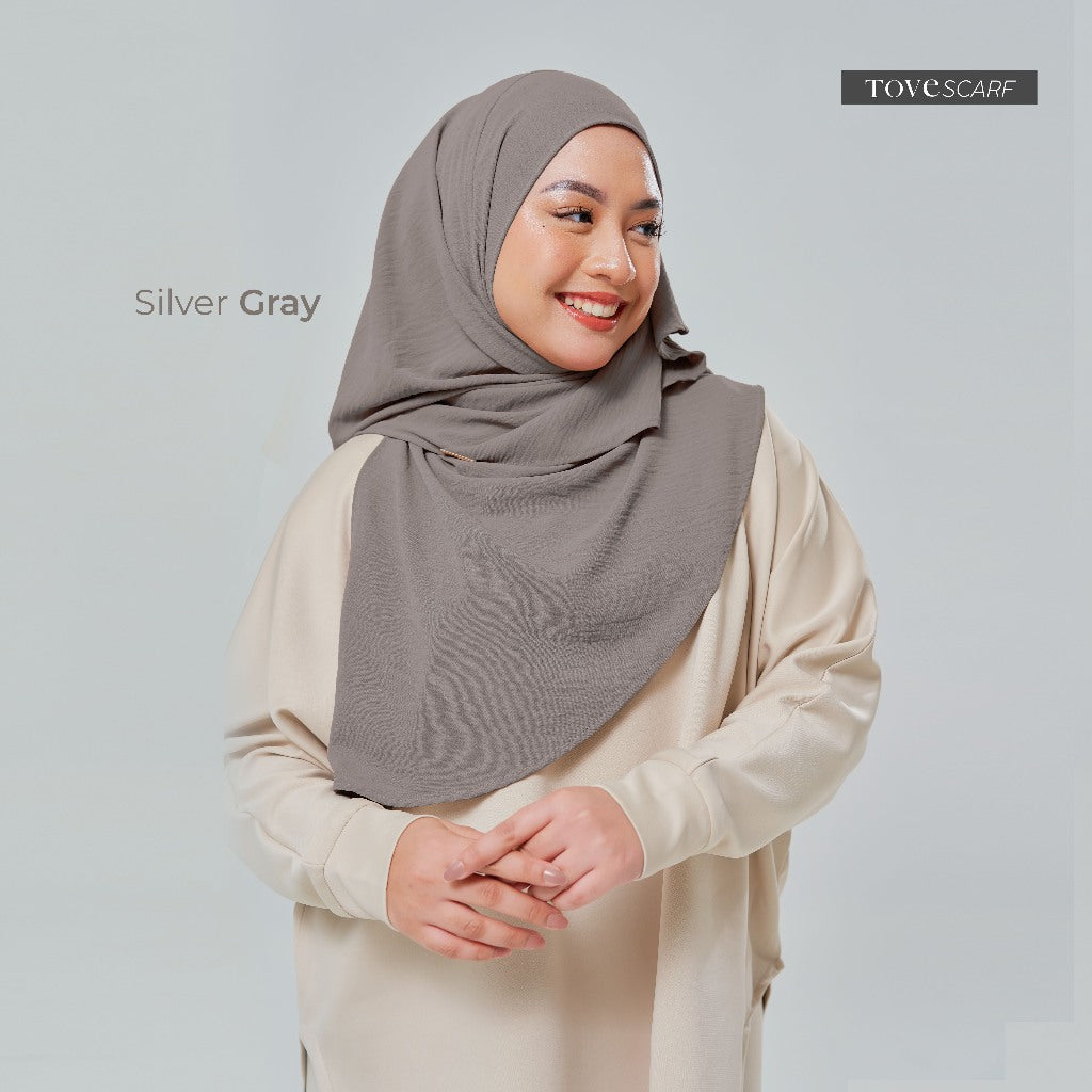 TUDUNG SARUNG  LUNA BAWAL INSTANT Cey Crepe by TOVE