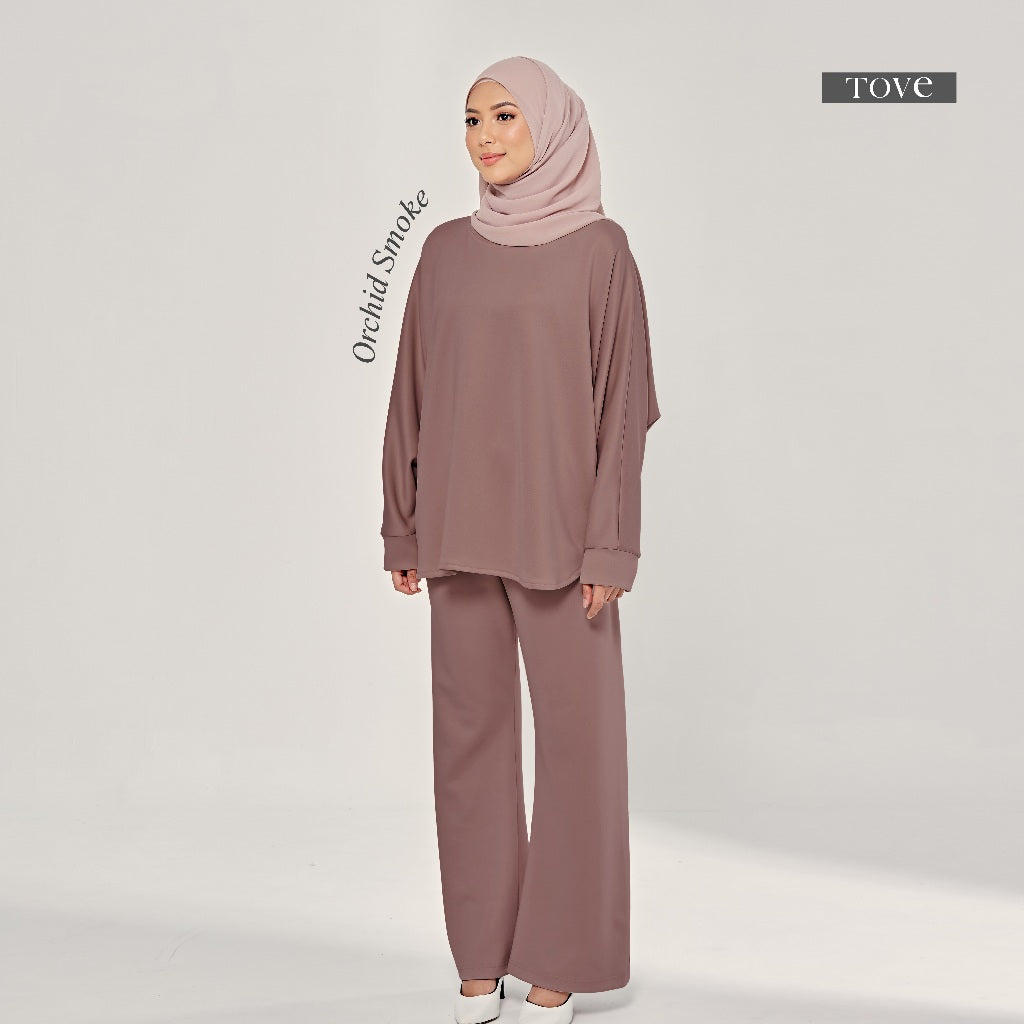 SET BAJU & SELUAR BATWING COMFY BY TOVE