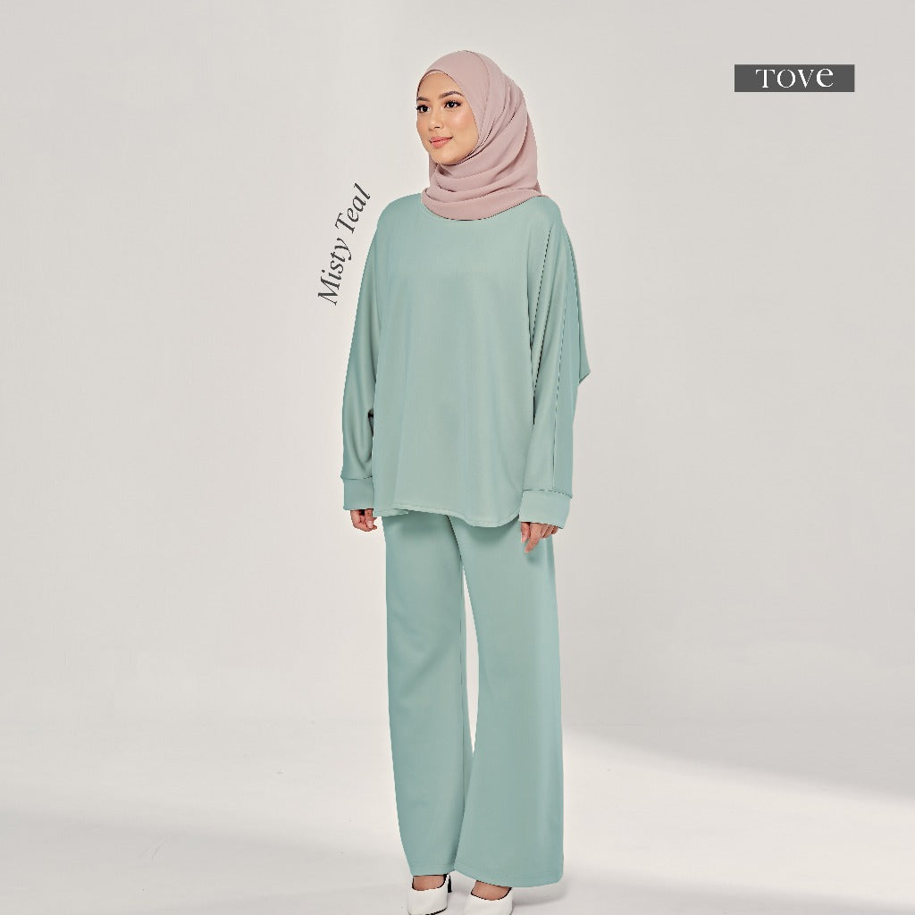 SET BAJU & SELUAR BATWING COMFY BY TOVE