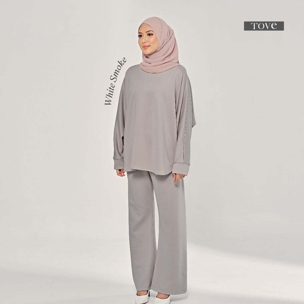 SET BAJU & SELUAR BATWING COMFY BY TOVE