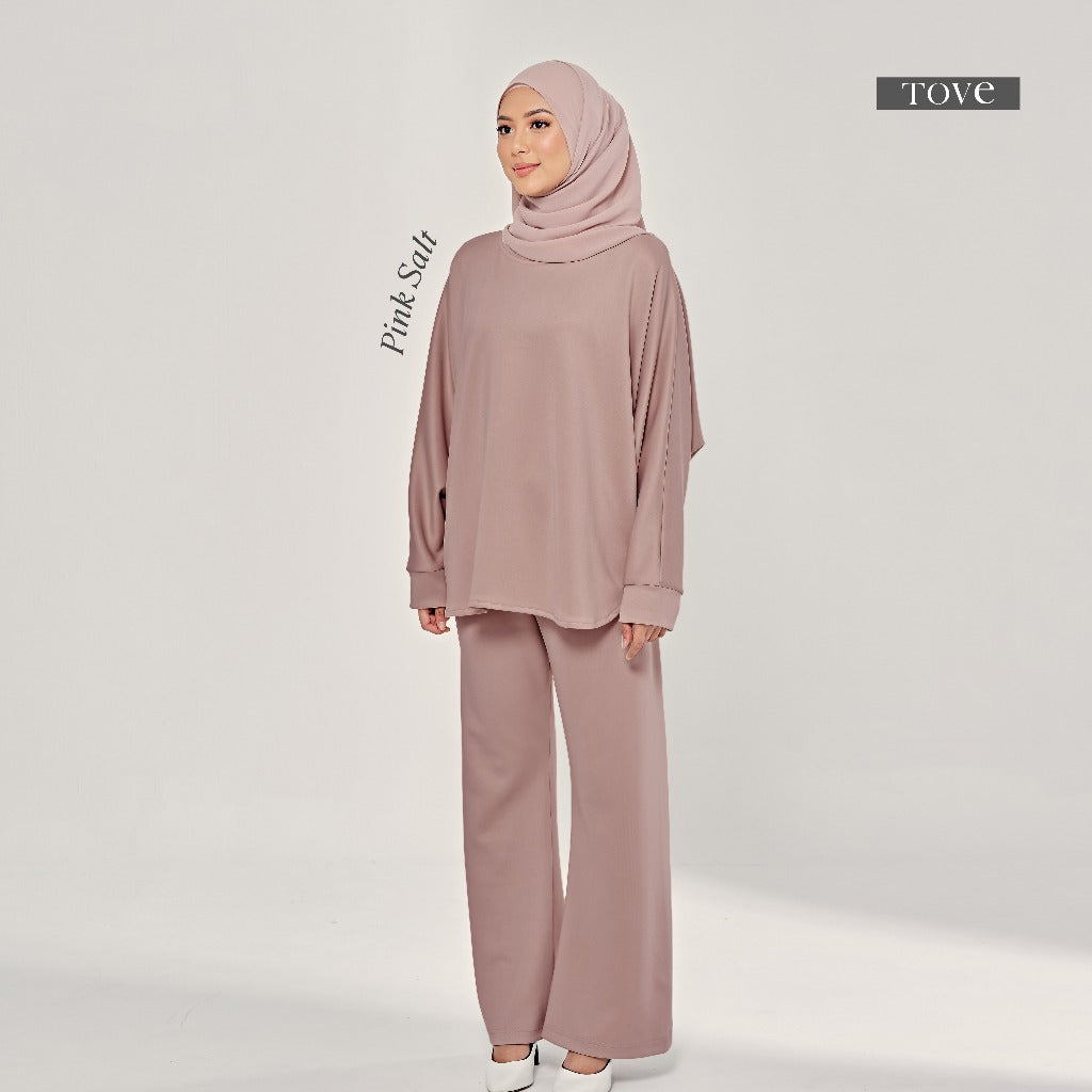 SET BAJU & SELUAR BATWING COMFY BY TOVE