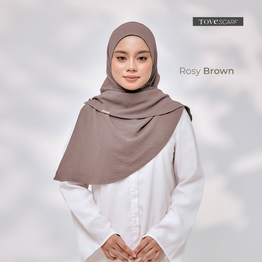 TUDUNG SARUNG  LUNA BAWAL INSTANT Cey Crepe by TOVE